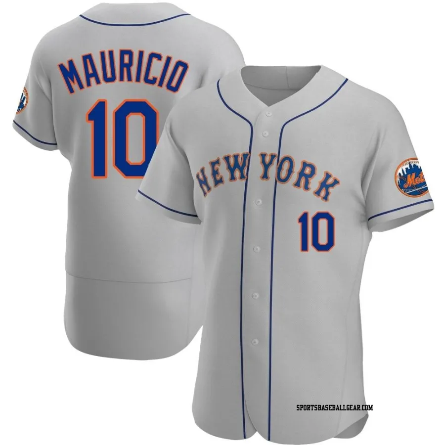 Ronny Mauricio Men's New York Mets Gray Authentic Road Jersey