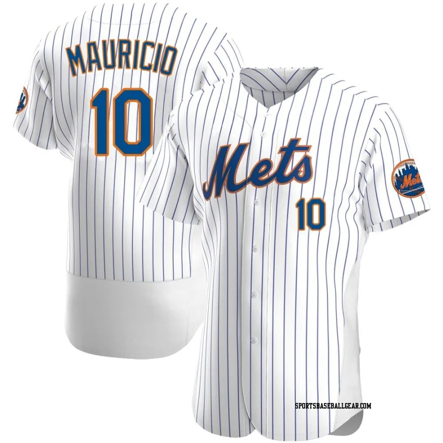 Ronny Mauricio Men's New York Mets White Authentic Home Jersey