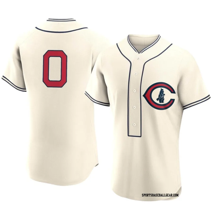 Ronny Oliver Simon Men's Chicago Cubs Cream Authentic 2022 Field Of Dreams Jersey