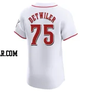 Ross Detwiler Men's Cincinnati Reds White Elite Home Jersey