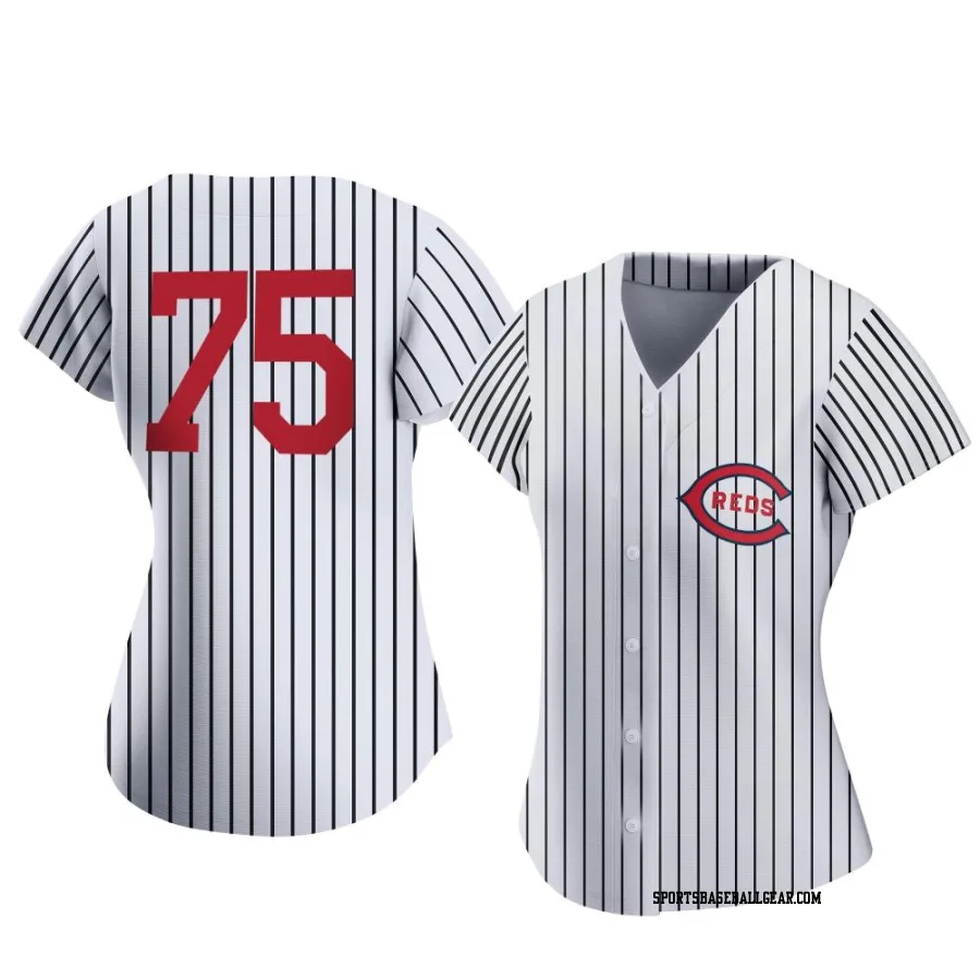 Ross Detwiler Women's Cincinnati Reds White Replica 2022 Field Of Dreams Jersey