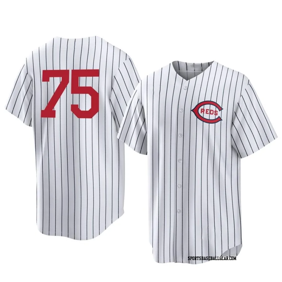 Ross Detwiler Youth Cincinnati Reds White Replica 2022 Field Of Dreams Jersey