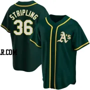 Ross Stripling Men's Oakland Athletics Green Replica Alternate Jersey