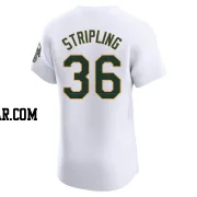 Ross Stripling Men's Oakland Athletics White Elite Home Jersey