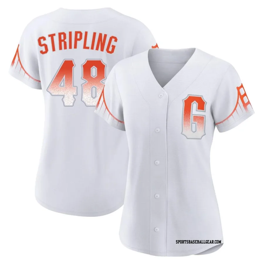 Ross Stripling Women's San Francisco Giants White Authentic 2021 City Connect Jersey