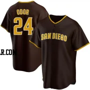 Rougned Odor Men's San Diego Padres Brown Replica Road Jersey