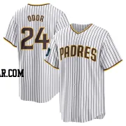 Rougned Odor Men's San Diego Padres White Replica 2024 World Tour Seoul Series Home Jersey