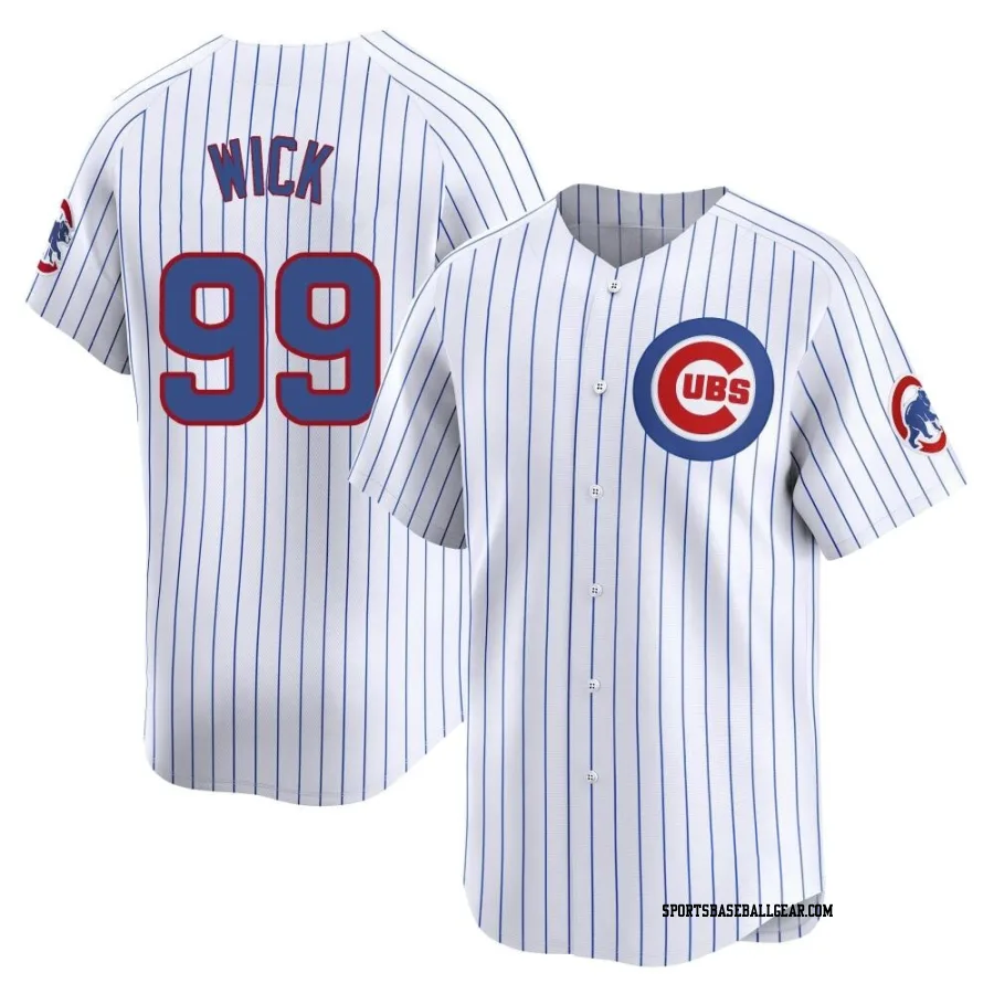 Rowan Wick Men's Chicago Cubs White Limited Home Jersey