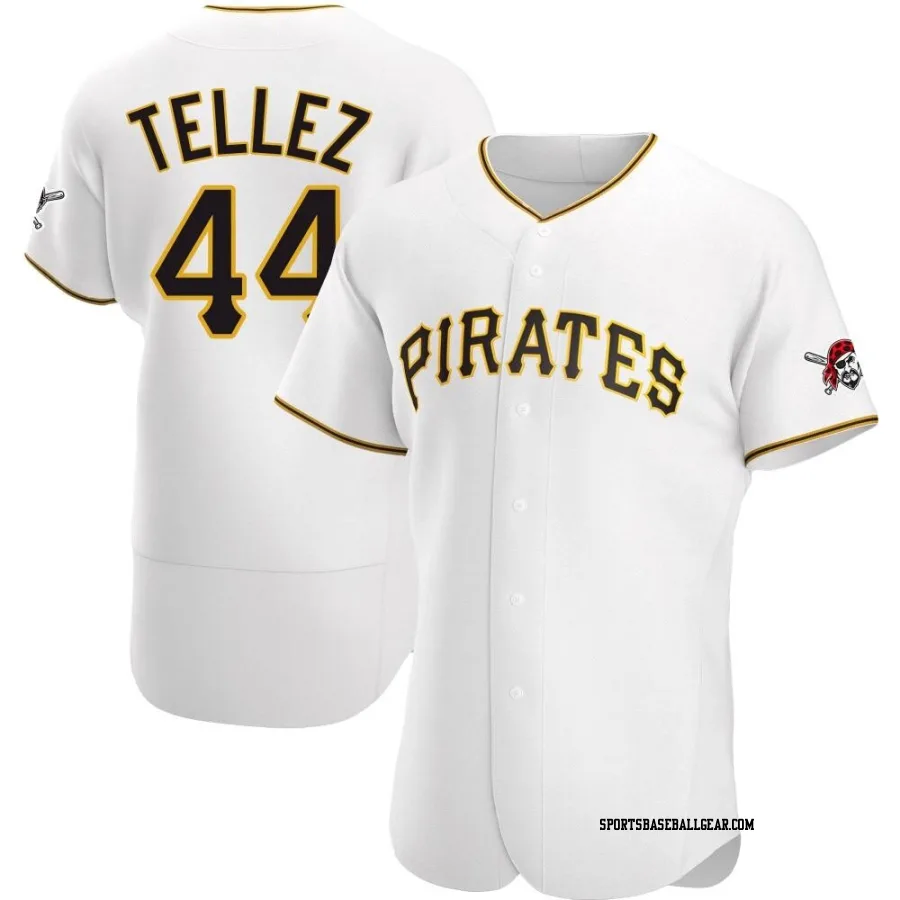 Rowdy Tellez Men's Pittsburgh Pirates White Authentic Home Jersey