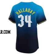 Roy Halladay Men's Philadelphia Phillies Blue Elite 2024 City Connect Jersey