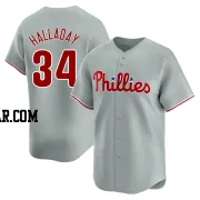 Roy Halladay Men's Philadelphia Phillies Gray Limited Away Jersey