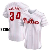 Roy Halladay Men's Philadelphia Phillies White Elite Home Jersey