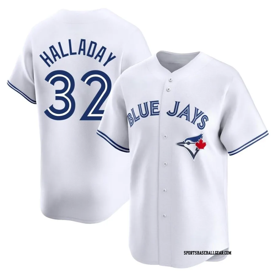 Roy Halladay Men's Toronto Blue Jays White Limited Home Jersey