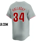 Roy Halladay Youth Philadelphia Phillies Gray Limited Away Jersey