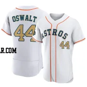 Roy Oswalt Men's Houston Astros Gold Authentic White 2023 Collection Jersey