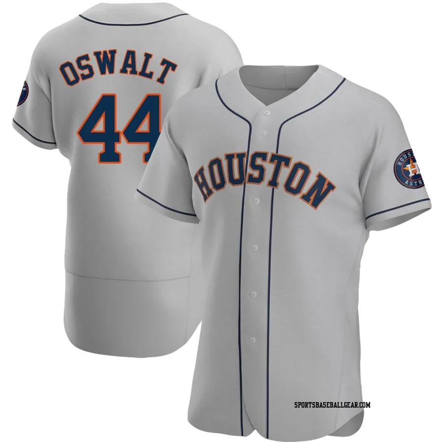 Roy Oswalt Men's Houston Astros Gray Authentic Road Jersey