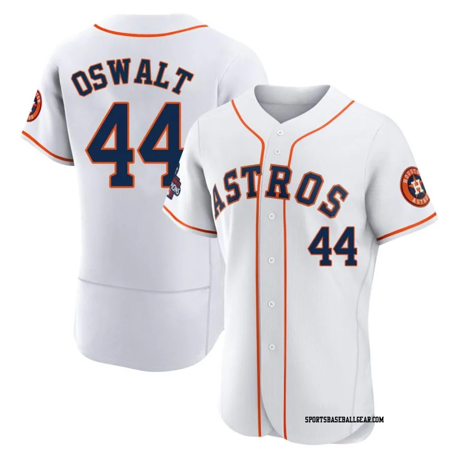 Roy Oswalt Men's Houston Astros White Authentic 2022 World Series Champions Home Jersey