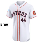 Roy Oswalt Men's Houston Astros White Elite Home Patch Jersey