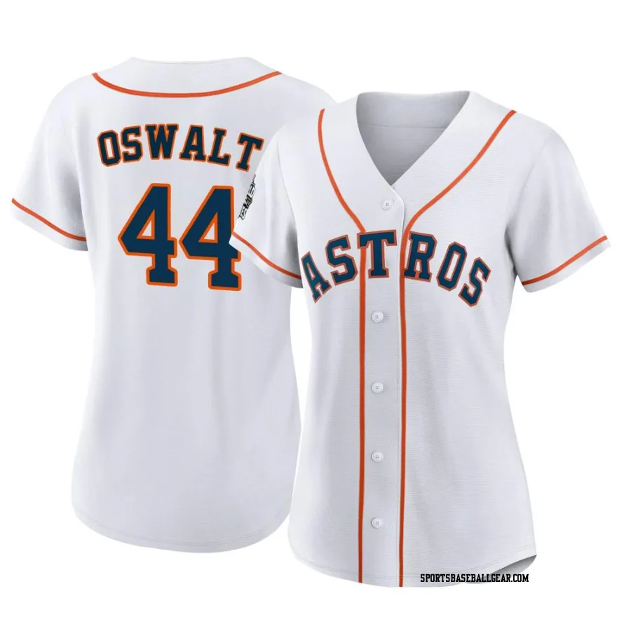 Roy Oswalt Women's Houston Astros White Authentic 2022 World Series Home Jersey