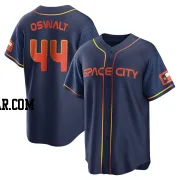 Roy Oswalt Youth Houston Astros Navy Replica 2022 City Connect Jersey