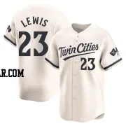 Royce Lewis Men's Minnesota Twins Cream Limited Alternate Jersey