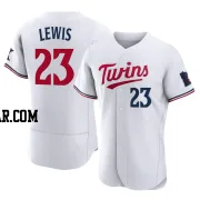 Royce Lewis Men's Minnesota Twins White Authentic Home Jersey