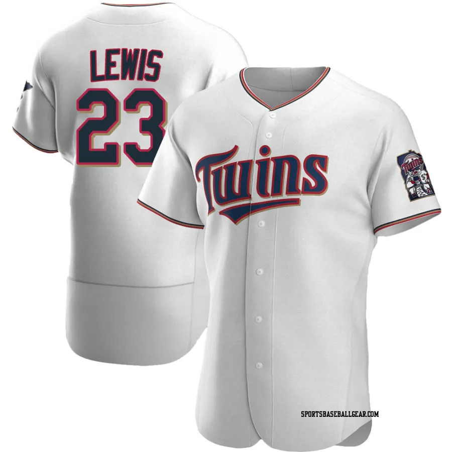 Royce Lewis Men's Minnesota Twins White Authentic Home Jersey