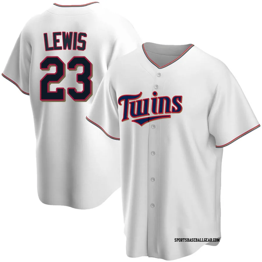 Royce Lewis Men's Minnesota Twins White Replica Home Jersey