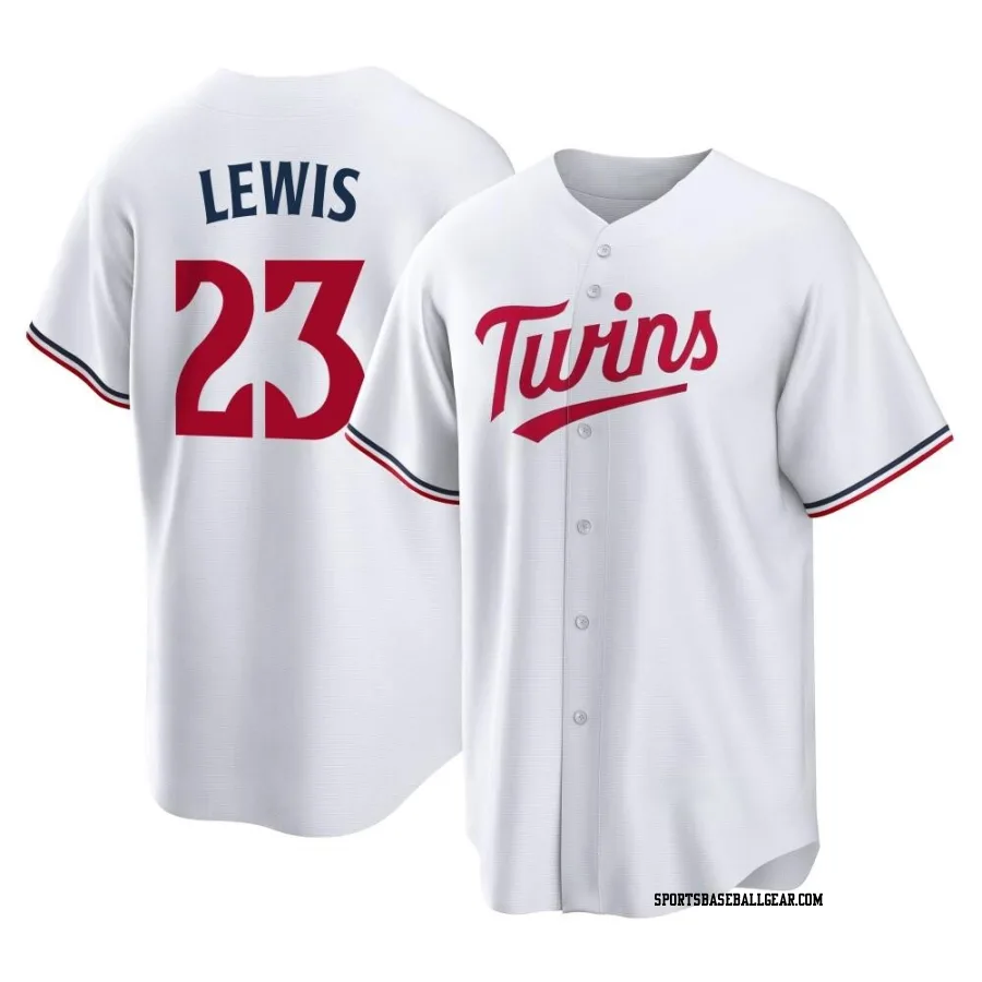 Royce Lewis Youth Minnesota Twins White Replica Home Jersey