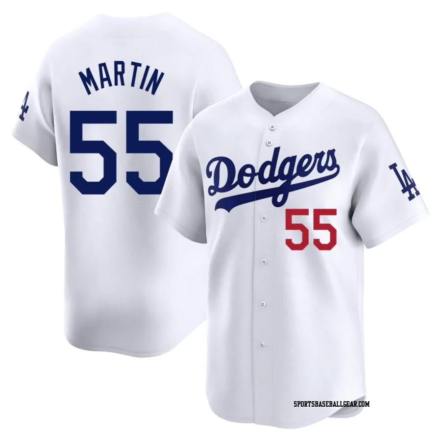 Russell Martin Youth Los Angeles Dodgers White Limited Home Jersey