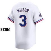 Russell Wilson Men's Texas Rangers Gold Limited White 2024 Collection Jersey