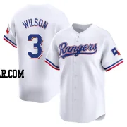 Russell Wilson Men's Texas Rangers White Limited Home Jersey