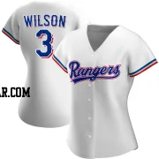 Russell Wilson Women's Texas Rangers White Authentic Home Jersey