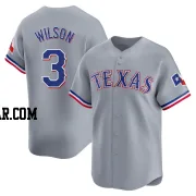 Russell Wilson Youth Texas Rangers Gray Limited Away Jersey