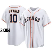 Rusty Staub Men's Houston Astros White Replica 2022 World Series Home Jersey