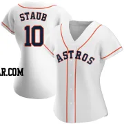 Rusty Staub Women's Houston Astros White Authentic Home Jersey