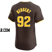 Ryan Bergert Men's San Diego Padres Brown Elite Road Vapor Premier Jersey