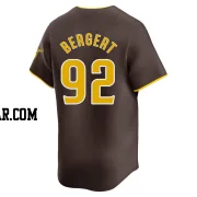 Ryan Bergert Men's San Diego Padres Brown Limited Away Jersey