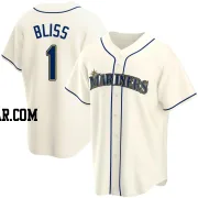 Ryan Bliss Men's Seattle Mariners Cream Replica Alternate Jersey