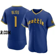 Ryan Bliss Men's Seattle Mariners Royal Authentic 2023 City Connect Jersey