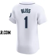 Ryan Bliss Men's Seattle Mariners White Elite Home Jersey