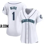 Ryan Bliss Women's Seattle Mariners White Limited Home Jersey