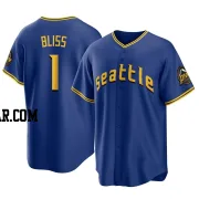 Ryan Bliss Youth Seattle Mariners Royal Replica 2023 City Connect Jersey