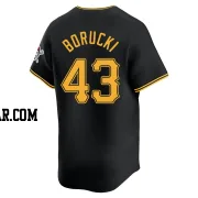 Ryan Borucki Men's Pittsburgh Pirates Black Limited Alternate Jersey