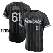 Ryan Burr Men's Chicago White Sox Black Authentic 2021 City Connect Jersey