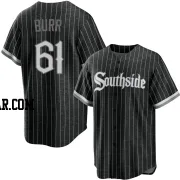 Ryan Burr Men's Chicago White Sox Black Replica 2021 City Connect Jersey