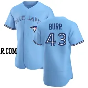 Ryan Burr Men's Toronto Blue Jays Blue Authentic Powder Alternate Jersey