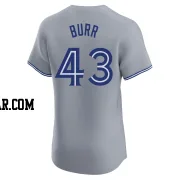 Ryan Burr Men's Toronto Blue Jays Gray Elite Road Jersey