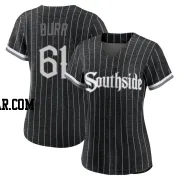 Ryan Burr Women's Chicago White Sox Black Replica 2021 City Connect Jersey