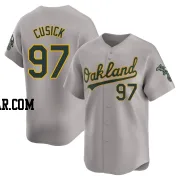 Ryan Cusick Men's Oakland Athletics Gray Limited Away Jersey